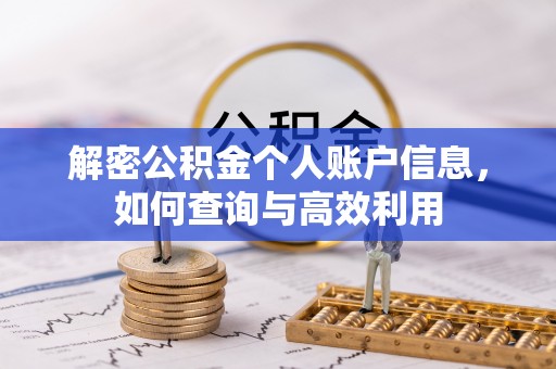 太保解密公积金个人账户信息，如何查询与高效利用