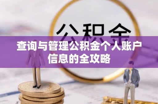 太保查询与管理公积金个人账户信息的全攻略